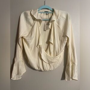 A New Day Silky Blouse, Size M